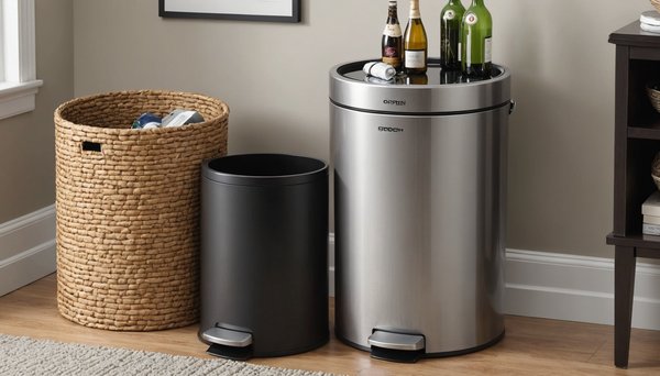 Choisissez la meilleure poubelle pour votre chambre élégante et pratique